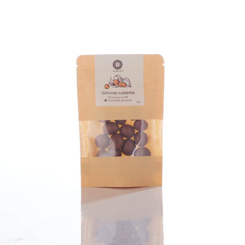 UCHUVAS RECUBIERTAS CON CHOCOLATE DE LECHE